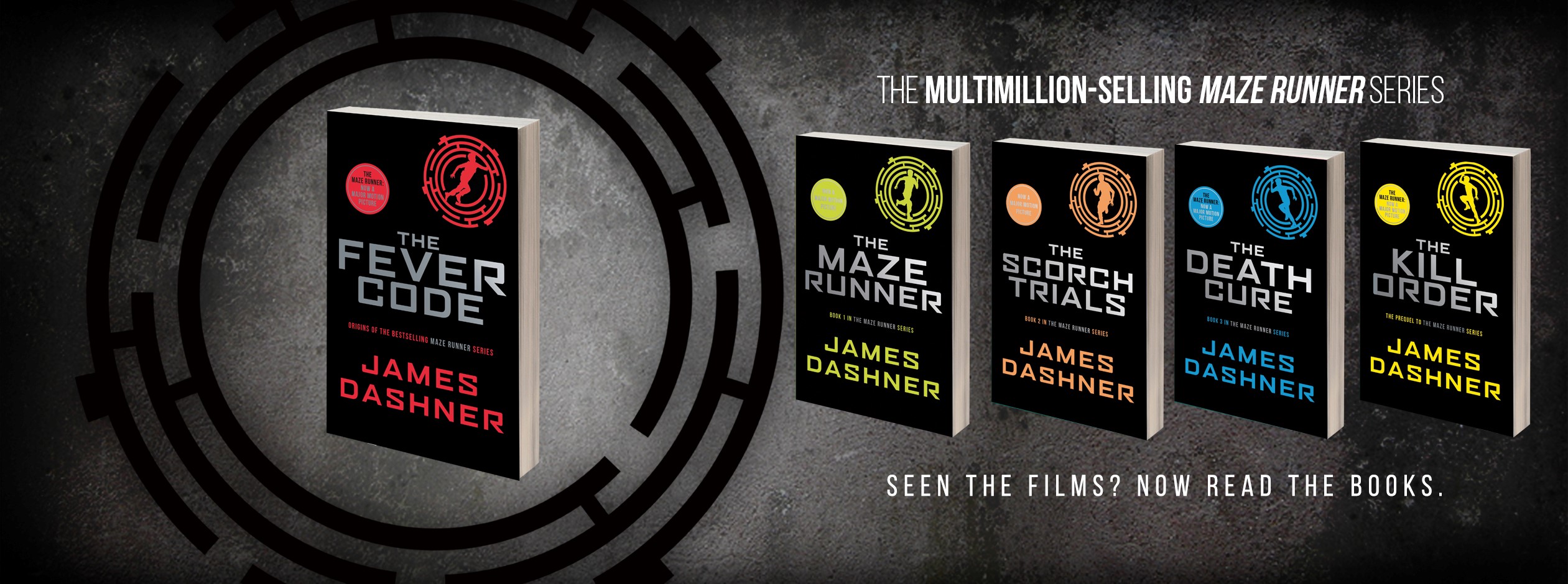 The Maze Runner series by James Dashner